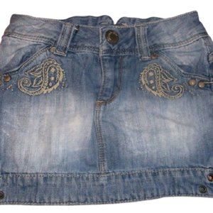 Zara Kids Denim Skirt Girl Size 4-5